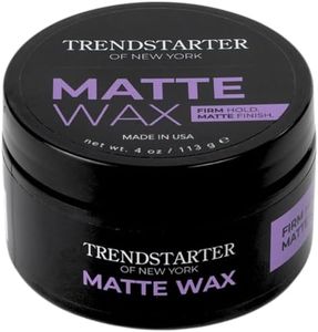 TRENDSTARTER - 4oz Premium Water Based Pomade - Firm Hold Matte Finish Styling Wax for All Hair Types