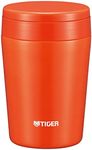 Tiger Stainless Steel Food Jar,Vacuum Insulated Double Wall,Chili Red, 380 ml, MCL-B038