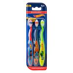 Brush Buddies Hot Wheels Toothbrush for Kids, Toddler Toothbrushes, Children's Toothbrushes, Soft Bristle Toothbrushes for Kids, 3PK