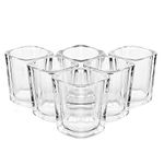 D&Z 6 Square Shot Glasses of Party, Bar, 2 oz Shooter Glass for Tequila and Vodka, Whiskey, Spirits, Liquors Shots (6 PCS)