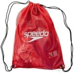 Speedo Unisex Adult's Equipment Mesh Bag, USA Red, 35 L