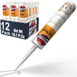 Kraken Bond No More Nails Heavy Duty Clear Adhesive - (12x10.1 Fl Oz) 100% Waterproof & Extra Strong Polyurethane Construction Sealant for Wood, Ceramic, Tile, Floor, Granite, Rubber - 12 Pack