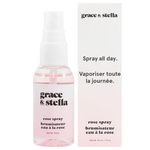 Award Winning Rose Water Facial Spray (30ml) - Vegan - Rose Water Spray For Face - Rosewater Spray Toner Rose Hydrosol - Rose Spray Facial Mist - Rosewater Spray Toner Rose Hydrosol - Spray all Day by grace and stella