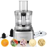 Cuisinart Easy Prep Pro Compact Food Processor & Mini Chopper In 1 Onion Chopper, Spice Blender Mix, Grind, Grate, Puree, Slicing 2 Work Bowls in 1-0.7L & 1.9L 2 Speeds & Pulse