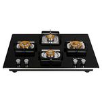 Faber 75 cm Hobtop 4 Burner, Auto Ignition (HOB HTG 754 CRS BR CI)