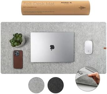 Nordik Large Felt Desk Mat - Marle - 89 x 43 cm - Full Desk Keyboard Mat - Computer Desk Mat for Keyboard and Mouse Pad - Desktop Mat - Large Desk Mat - Felt Desk Pad