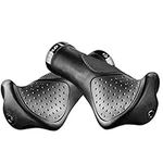 Vinqliq Ergonomic Anatomic Handlebar Grip Triple Density Bar-end Extensions Soft Anti Slip Absorb Shock CNC G2 Lock Comfort for Bicycle MTB XC FR BMX Cyling