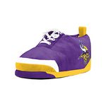 FOCO Men's NFL Team Logo Plush Oversized Sneaker Slippers