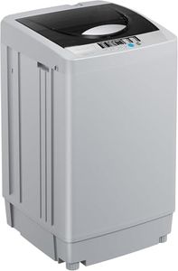 Gleedelish 1.59 Cu. Ft. Portable Washing Machine, 11 LBS Capacity Portable Washer with 8 Washing Cycles, 8 Water Levels, Drain Pump, LED Display, Washing Machine for Apartment, Dorm, RV, Gray