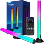 Govee RGBIC TV Light Bars, 15 Inches WiFi TV Backlight with Double Light Beads, Smart Light Bars with Multiple Placement Options Suitable for 45-70 inch TVs, Work with Alexa and Google Assistant