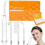 High Frequency Facial Device Wand - TUMAKOU Orange High Frequency Face Wand Device - with 4 Orange Tubes