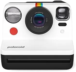 Polaroid Now 2nd Generation I-Type Instant Film Camera - Black & White (9072)