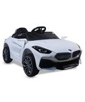 SKYA STAR Z4 Battery Operated Electric Ride On Car for Kids with Remote Control, Rechargeable, Music, Lights [1 to 4 Year, White ]