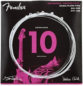 Fender Hendrix Voodoo Child Electric Guitar Strings, Nickel Plated Steel, Ball End .010-.038