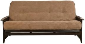 Starlight Canyon Home Brown Futons with 100% Polyester Fabric, Durable Frame, Stylish and Comfortable for Living Room, Guest Room, Modern Home Decor