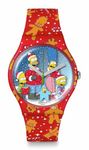 Swatch Wondrous Winter Wonderland Quartz Casual Red Watch