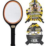 The Executioner Mosquito, Fly, Wasp, Bug, Insect Swatter/Killer and Bug Zapper Racket Single Layer for Most Efficient Zapping Indoor Outdoor Long Handle (The Executioner Revenge)