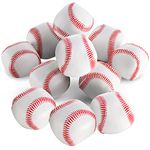 Bedwina Mini Soft Baseballs - Pack of 24 Bulk - 2" Sports Themed Foam Baseball Toys and Squeeze Stress Relief Balls Party Favor Supplies & Gifts for Kids