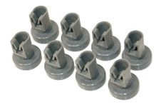 Zanussi Dishwasher Grey Upper Basket Wheels - Pack Of 8 (Genuine part number 50286967000)