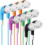 SP Soundpretty Bulk Kids Earbuds for Classroom 100 Pack Multi Color Bulk Multi Pack Earbuds Earphones Headphones for Children Students Schools Computers iPad Chromebooks Libraries Hospitals