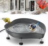 Heated Bird Bath for Outdoors for W