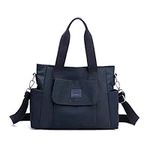 YANAIER Handbags for Women Shoulder Bags Crossbody Purses Multi pocket Casual Tote Satchel Hobo Bag Navy