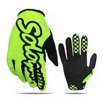 SOLO QUEEN Sim-Racing Gloves for Simulator Steering Wheel Games and Karting Glove (Yellow, L)