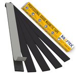 Magnetic Tape [Extra Strong Premium Grade] Magnet Strips with New Super Strong Adhesive Backing for Walls, Boards, Crafts, Storage, DIY, Home, Garage and Displays [Heavy Duty Thicker Roll] 32mm Wide