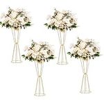 Gold Vases Centerpieces for Wedding