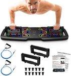 Daxiongmao Push-Up Board, 20 in 1 Push-Up Board, Home Gym, Training Muscles Fitness Equipment, Push-Up Standing Muscle Exercise Push-Up Training Portable Men and Women Push-Up Equipment (Black)