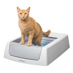 PetSafe ScoopFree Crystal Classic Self-Cleaning Litter Box System – Automatic Cat Litter Box - Advanced Odor Control – Includes Disposable Crystal Litter Tray – Up to 30 Days of Hands-Free Cleaning