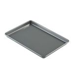 Prochef Medium Baking/Oven Tray, Premium Quality, Easy to Clean, Teflon Innovations Non-Stick Silicone Coating,Grey,packaging may vary