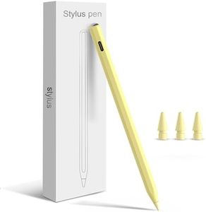 Stylus Pen for iPad, Fast Charge for Apple iPad Pencil, Palm Rejection, Tilt Sensitivity, Work for 2024-2018 iPad Air M2/5th-3rd, iPad Pro M4/13/12.9"/11", iPad 10/9/8/7/6th, iPad Mini 6/5th