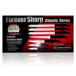 FOREVER SHARP CLASSIC SERIES 12 PIECE SET SURGICAL STAINLESS STEEL