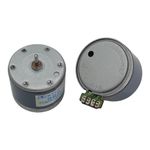 Unique India EG-530AD-2F/2B/6B/6F/9B/9F CCW CW 2400RPM 6V 9V 12V Recorder motor High Torque Cylinder Shaped Electric Mini DC Motor (2 PCS)