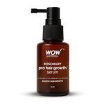 WOW Skin Science Rosemary Pro Hair Growth Serum| Stimulates Hair Growth| Strengthens Roots | Adds Volume | Gives Fuller Looking Scalp| Powered By Rosemary, Redensyl, Anagain, Biotin & Baicapil | 30ml