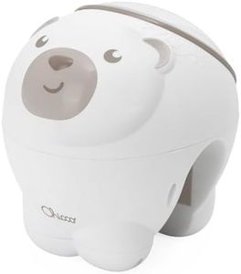 Chicco Proiettore Orso Polare 2in1, per Culle Next2Me, Lettini e Comodino, Magica Proiezione Aurora Boreale, 30 Minuti di Musica Classica, Suoni della Natura, Funzioni Personalizzabili, 0 mesi +