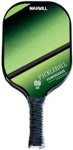 2025 Maxwill Powerserve Pickleball Paddle - Carbon Fiber Face, Lightweight USAPA Approved, Multilayer Fiberglass Construction, SX3 Honeycomb Core - Perfect for New Beginner