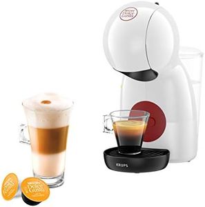 Nescafé Dolce Gusto Piccolo XS Manual Coffee Machine, Espresso, Cappuccino and More, White by KRUPS