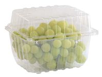 75 Pack - Quart Berry / Produce Basket - Vented Plastic Containers - for Tomatoes, Peppers, Grapes, Clementines