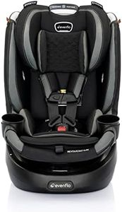 Evenflo Revolve360 Slim 2-in-1 Rotational Car Seat with Quick Clean Cover (Salem Black)