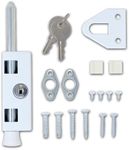 SUMMIT DOORWARE Sliding Patio Door Lock for Enhanced Home Security | Sliding Door Locks with 2 Keys | Lock for Sliding Glass Door | Door Security | Keep Your Family Safe and Secure