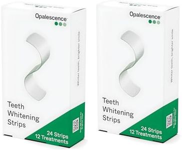 Opalescence GO Teeth Whitening Strips (24 Treatments) Hydrogen Peroxide Formula 10% – Enamel Safe – Comfortable Slip Free - Teeth Bleaching - Sensitivity Free - Plus Toothbrush- 6050-2T
