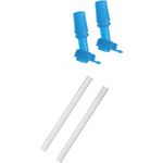 Ice Blue : CamelBak Kids Bottle Accessory 2 Bite Valves/2 Straws (Blue)