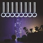 TINYOUTH 8PCS AA Cool WhiteCork Lights, 2M/78.74in 20LED Wine Bottle Lights with Cork, Always Lighting, AA Battery Powered Bottle String Light for DIY Party Wedding Christmas