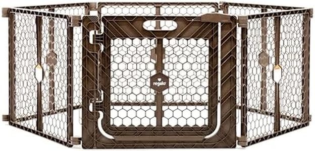 Regalo Safety 192" Plastic Super Wide Baby Gate & Play Yard with Door