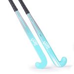 Kookaburra Unisex Fusion Mid Bow Field Hockey Stick, Blue, 37.5 Light EU