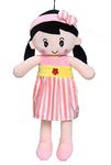 MABLE Cute Super Soft Stuffed Doll 40cm, Cuddly Squishy Dolls, Plush Toy for Baby Girls, Spark Imaginative Play, Safe & Fun Gift for Kids, Perfect for Playtime & Cuddling