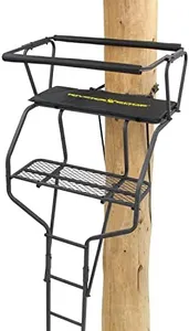 Rivers Edge RE649 2-Man Ladder Stand 18' 2-Man, Black