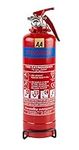 AA 1kg Fire Extinguisher AA6653 – Uses ABC Powder Small Fires – Lightweight Easy Use UK Made 5 Yr Warranty, 1000 g, Red